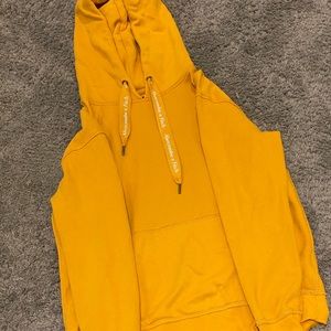 Abercrombie & Fitch Yellow Hoodie
